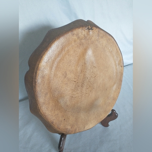 Mid Century "Matterhorn Zermatt Cervin" Carved 3D Resin Faux Wood Wall Art - Picture 3 of 15